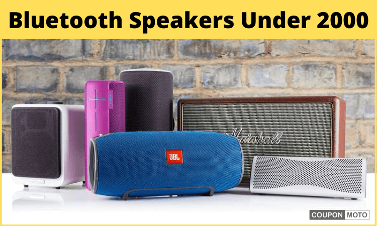 bluetooth speakers with bass under 2000